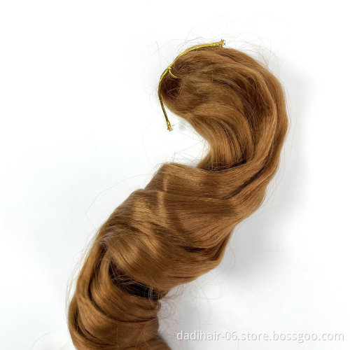 30inches French Curl Synthetic YaKi Hair Bundles Loose Wave Braiding Hair Crochet Braids Blonde Spiral Curl Wavy Hair Extensions
